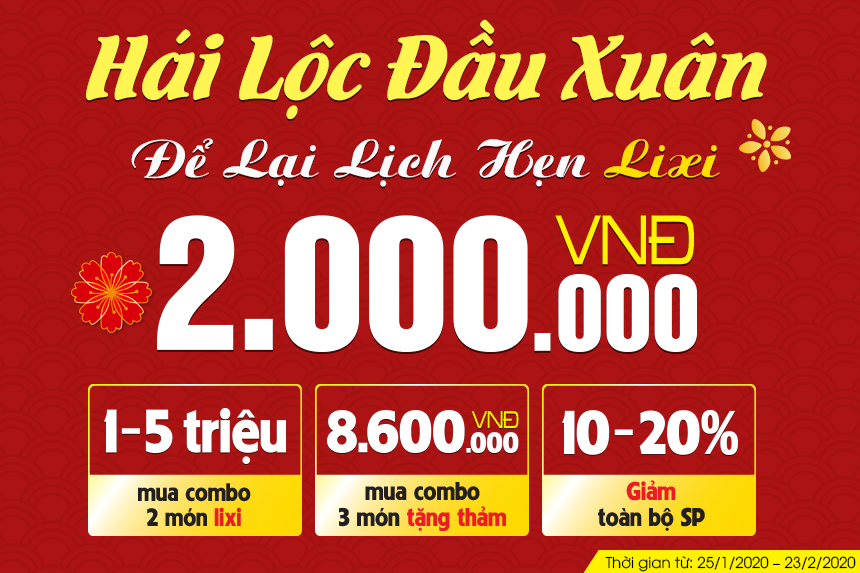 860x573 Hái lộc đầu xuân – lì xì tiền triệu tại Nội Thất Xinh