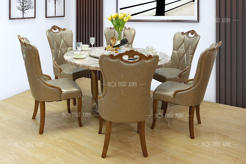 ban-an-dep-cho-phong-bep-kieu-dang-hinh-tron-tien-loi-6 bàn ăn đẹp cho phòng bếp