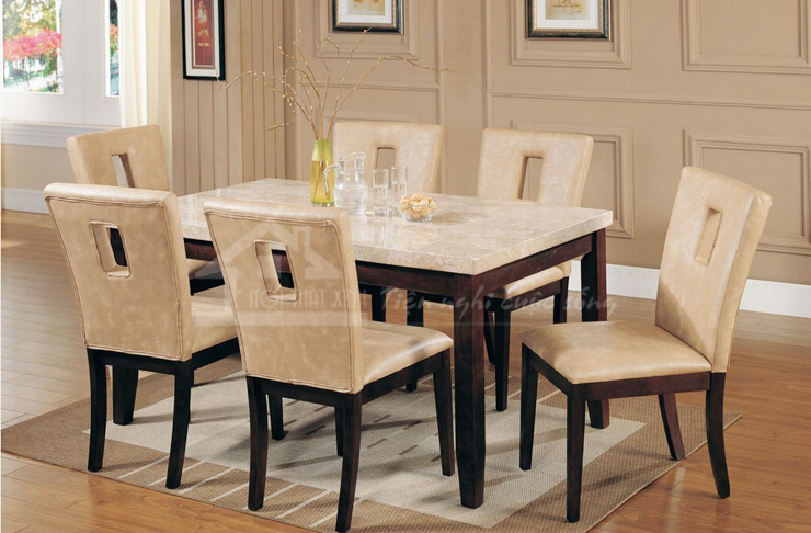 Vẻ đẹp cao cấp sang trọng của mẫu bàn ăn XBA01