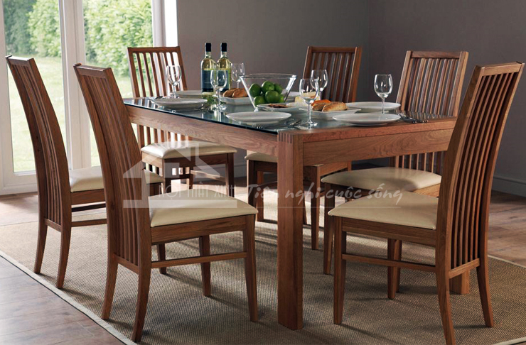 Vẻ đẹp tự nhiên nổi bật của mẫu bàn ghế ăn XBA10