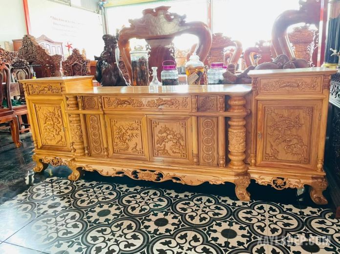 cac-mau-ke-tivi-dep-bang-go-huong-3 Các mẫu kệ tivi đẹp bằng gỗ Hương