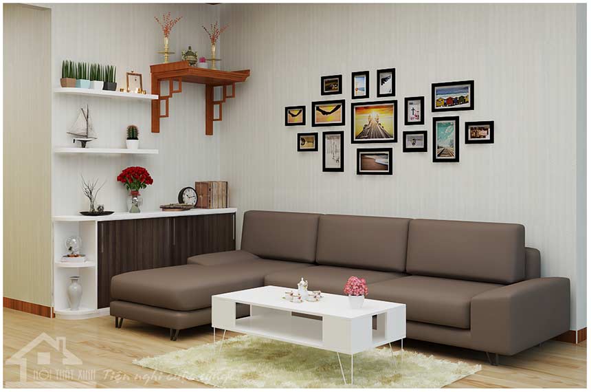cách bố trí sofa trong phòng khách