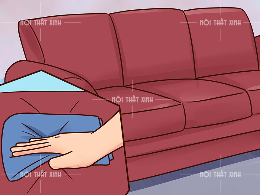 Các cách làm sạch ghế sofa vải bố khi bị bám bẩn