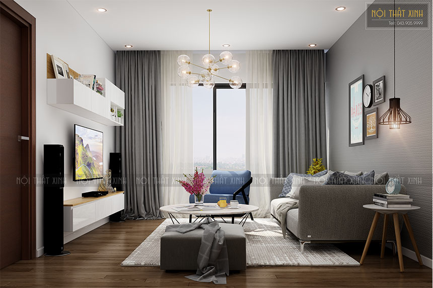 trải thảm phòng khách