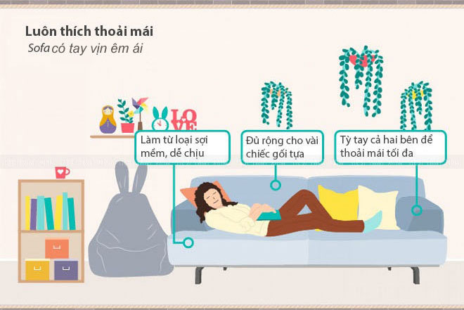 Lựa chọn bàn ghế sofa phòng khách theo tính cách