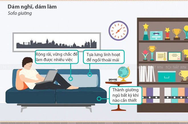 Lựa chọn bàn ghế sofa phòng khách theo tính cách