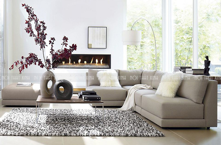 Những yếu tố cần chú ý khi lựa chọn ghế sofa nỉ cho phòng khách