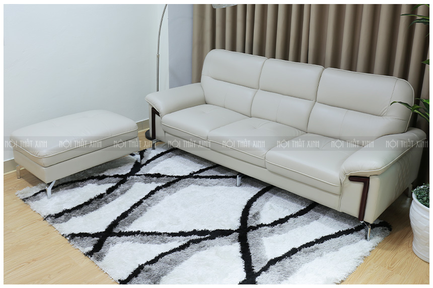 sofa da cho phòng khách nhỏ