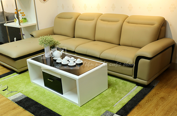 Mẫu ghế sofa da đẹp NTX617