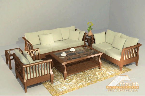 Ghế sofa gỗ mã SG10