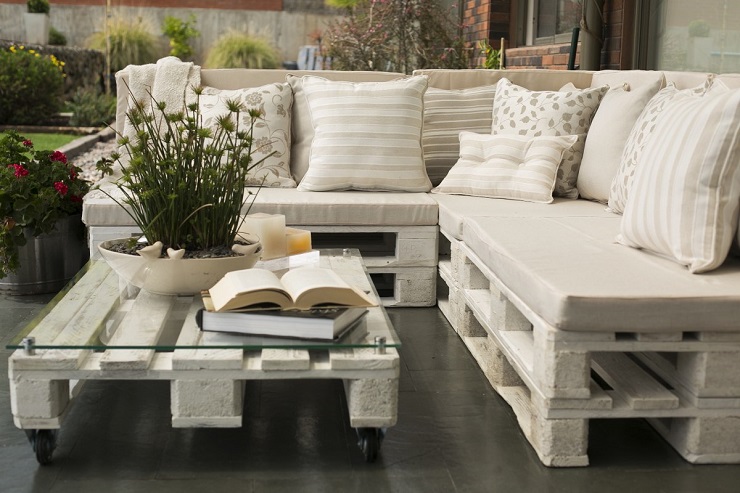 ghế sofa gỗ Pallet