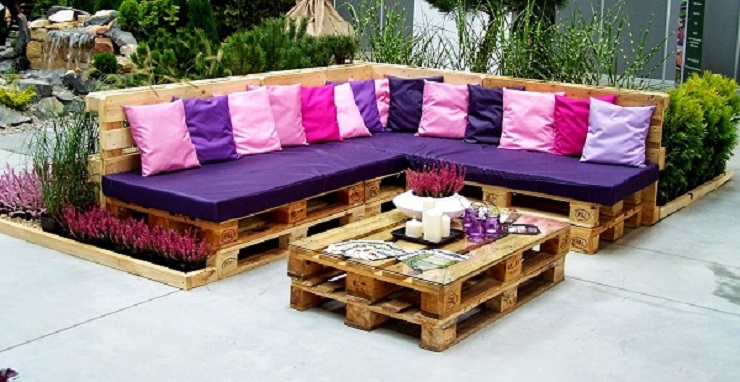 ghế sofa gỗ Pallet