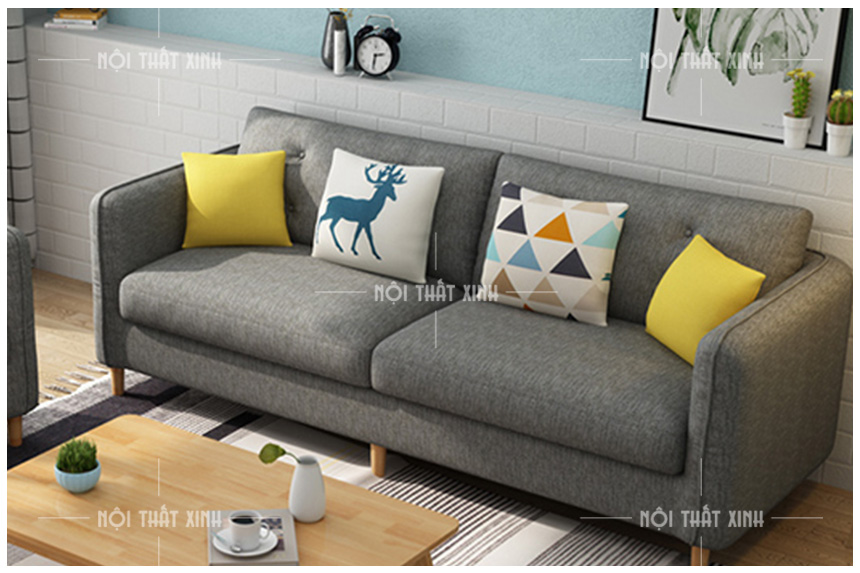 mẫu sofa nỉ đẹp hiện đại