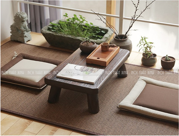 phòng khách ngồi bệt