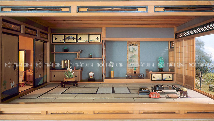 phòng khách ngồi bệt