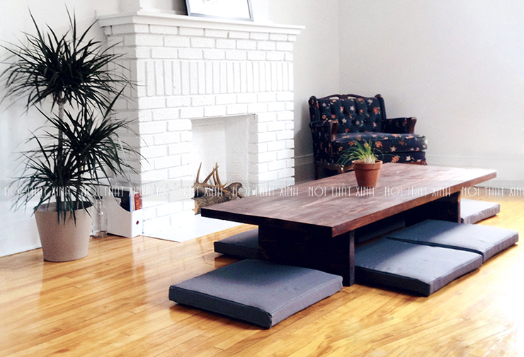 phòng khách ngồi bệt