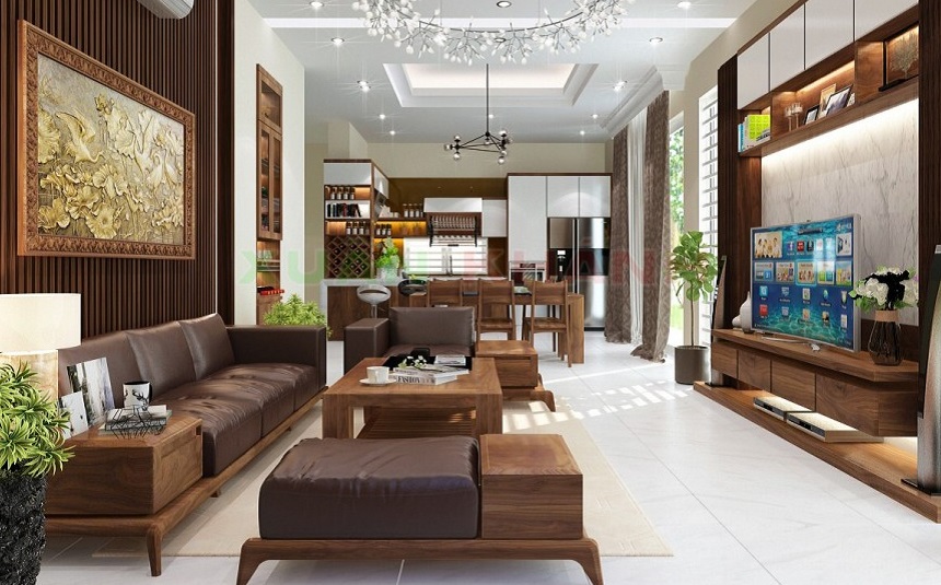 sofa-da-go205 sofa da gỗ