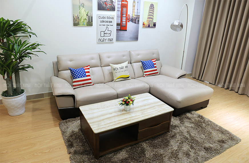 bộ sofa da cao cấp
