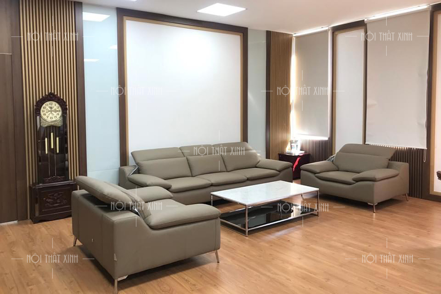 sofa da thật siêu đẹp