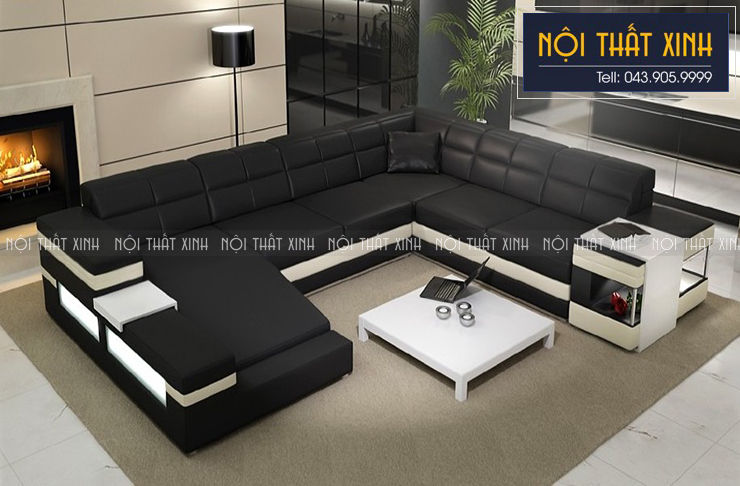 Mẫu sofa góc cho phòng khách rộng