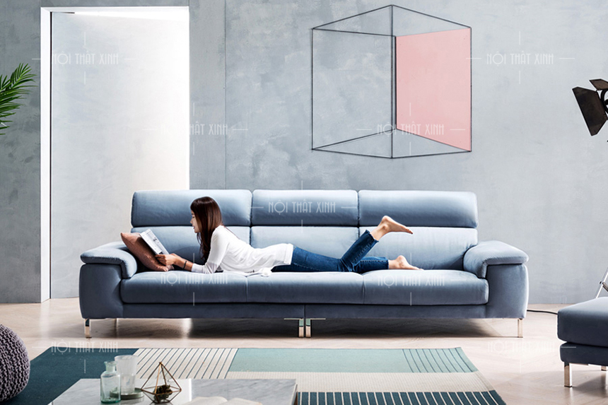 sofa nỉ 3 chỗ