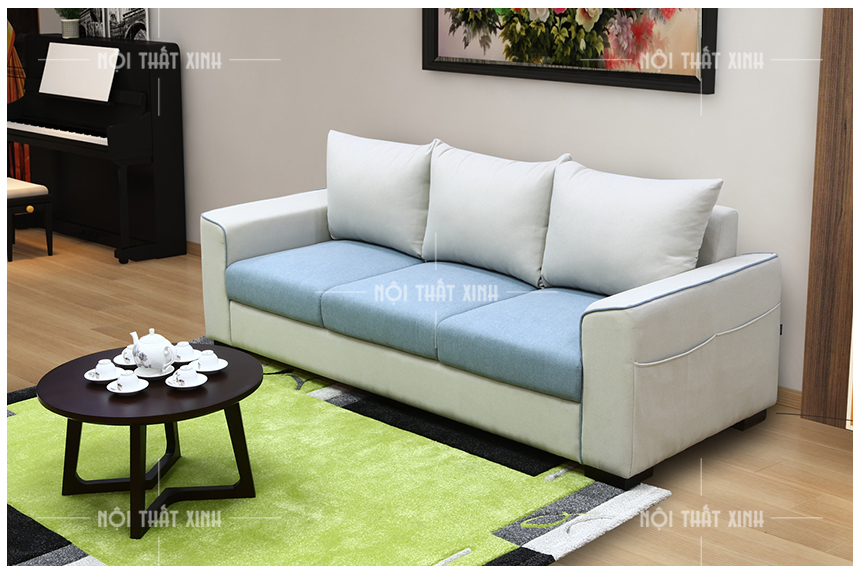 sofa nỉ 3 chỗ