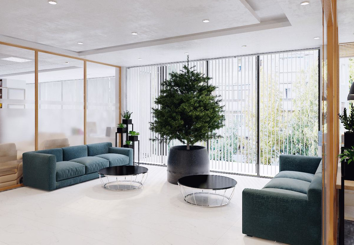 sofa sảnh văn phòng