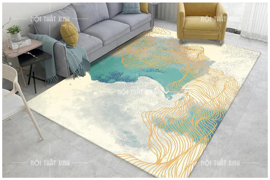 thảm lông phòng khách