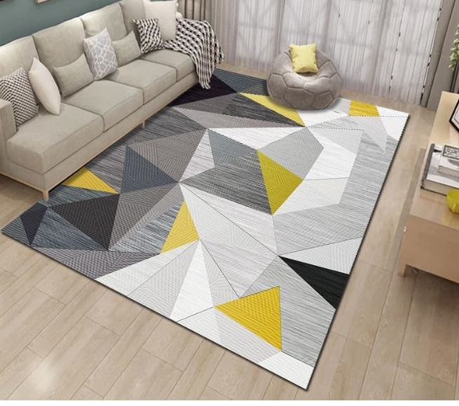 thảm trải sàn phòng khách 3D