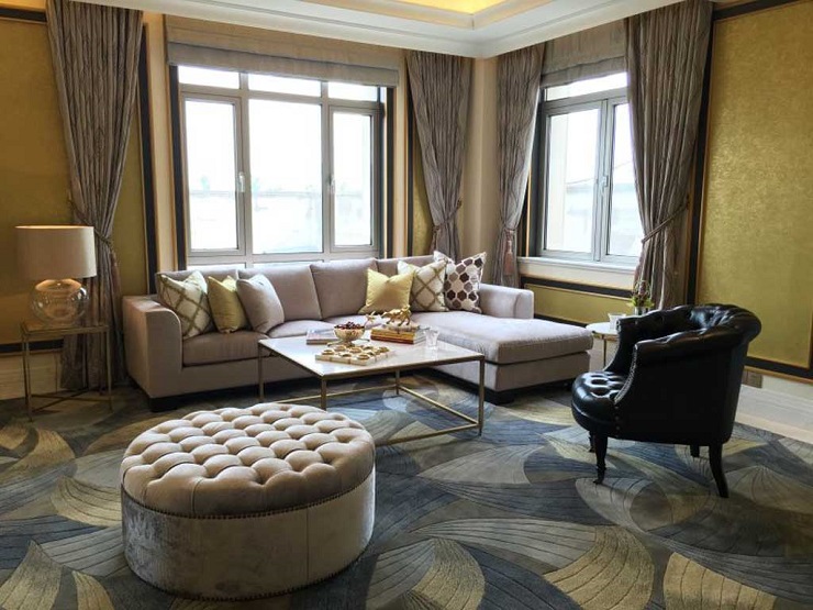 thảm trang trí khách sạn