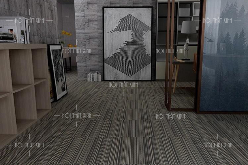 thảm văn phòng một màu