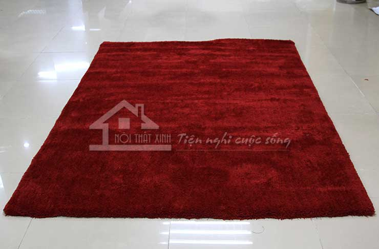 Mẫu Thảm Velvet mã NTX502 tông màu đỏ nổi bật