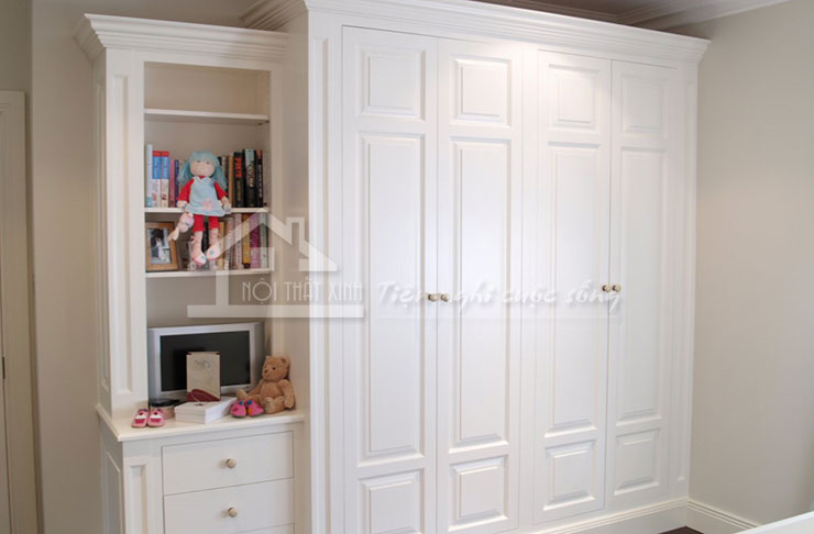 Mẫu Tủ quần áo mã XTQA04 thiết kế đẹp mắt hiện đại