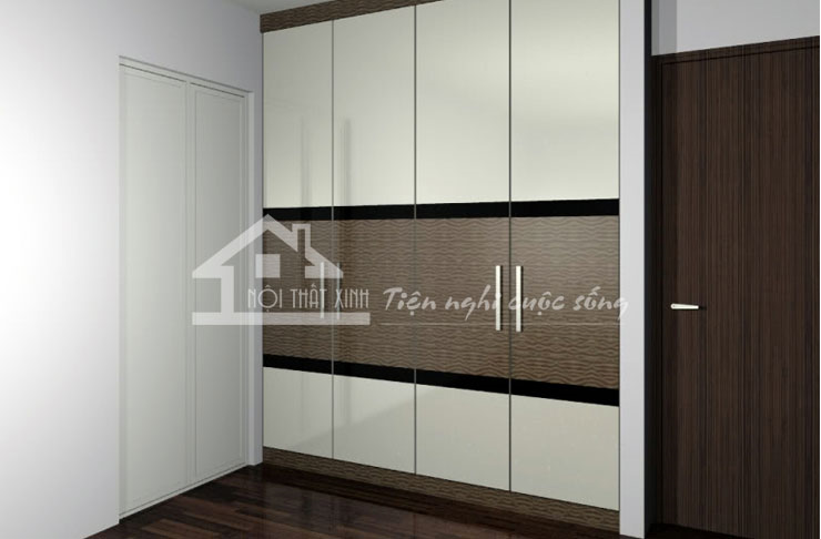 Mẫu tủ quần áo đẹp rẻ XTQA05